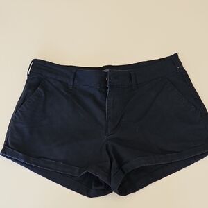 Abercrombie Classic Navy Women's Shorts with cuff